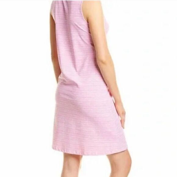 J. McLaughlin ELLISON Pink White Seawall Print Sleeveless Dress - Picture 4 of 16